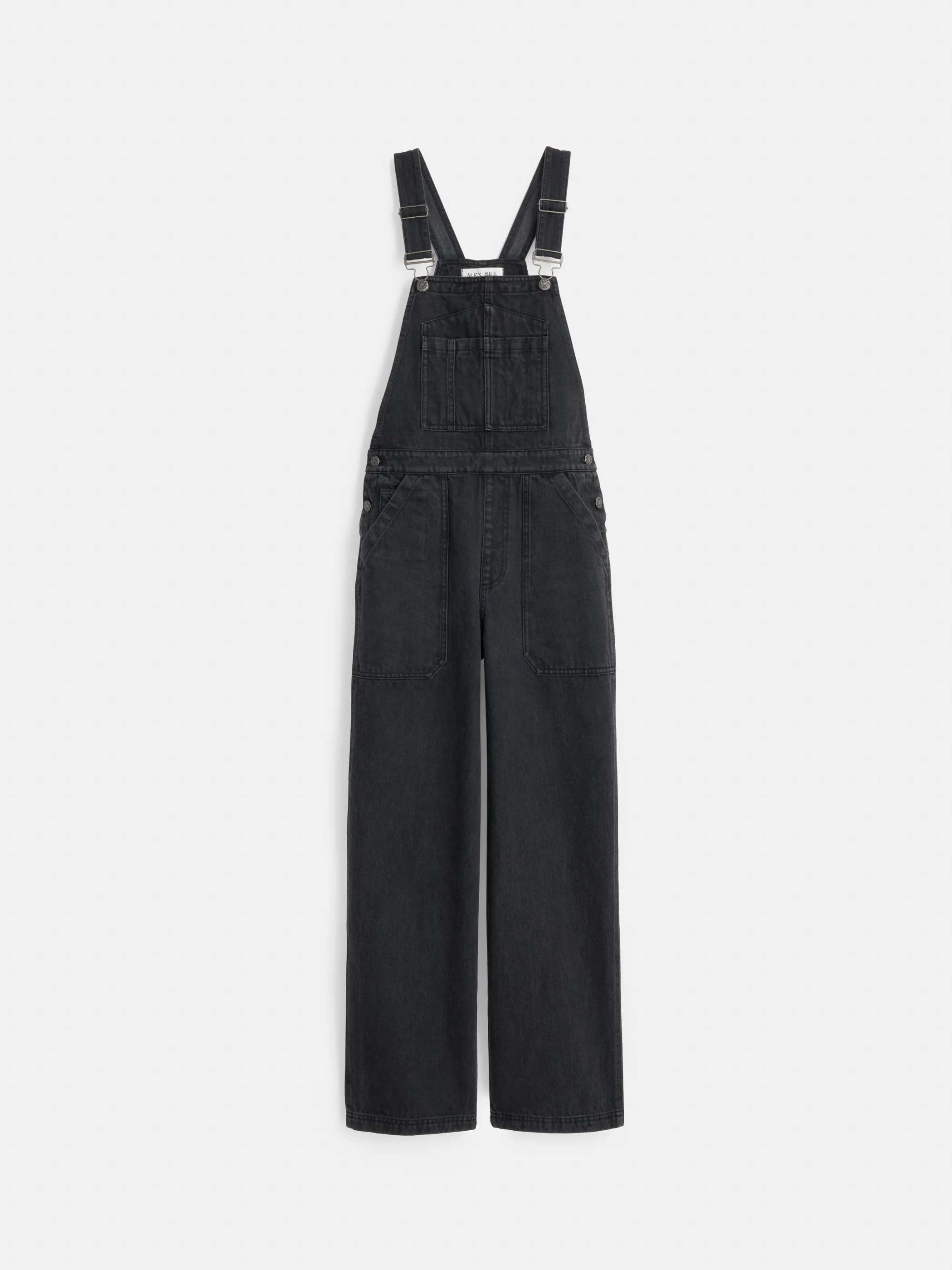 Lili Overall In Black Denim